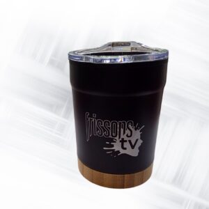 Tasse portative Frissons avec base en bambou